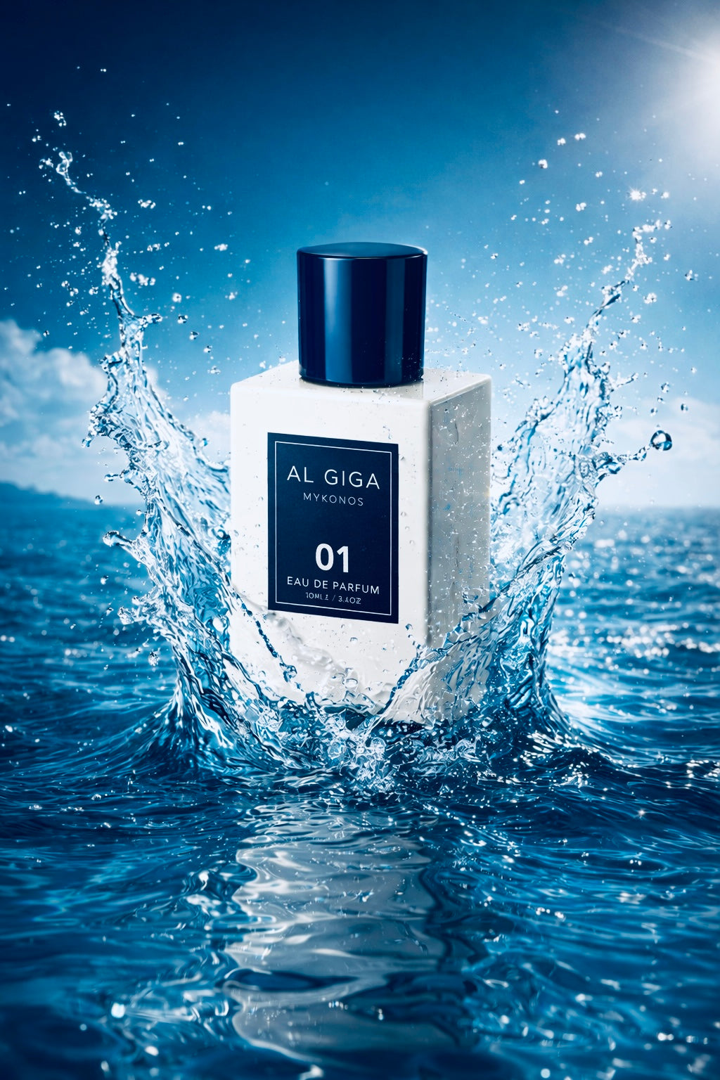 AL GIGA MYKONOS 01 — White Edition Eau de Parfum · 100ml