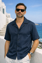 MYKONOS SHIRT - NAVY