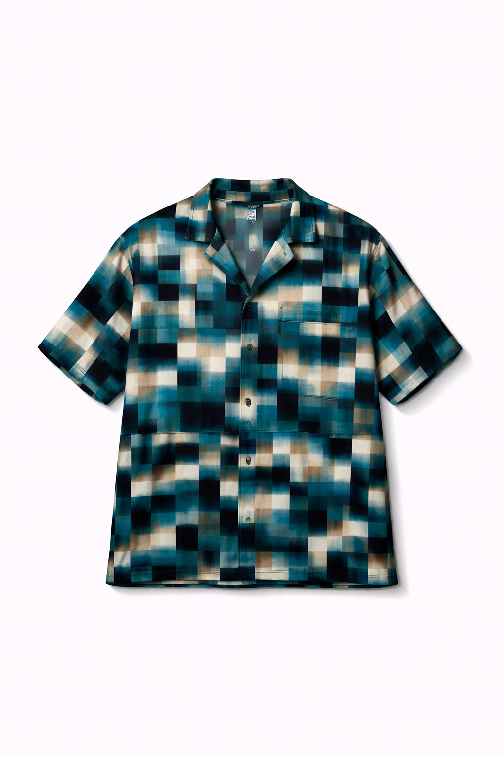 OCEAN PIXEL OVERSIZED SHIRT