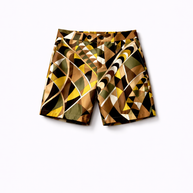 THE MOSAIC SILK SHORTS