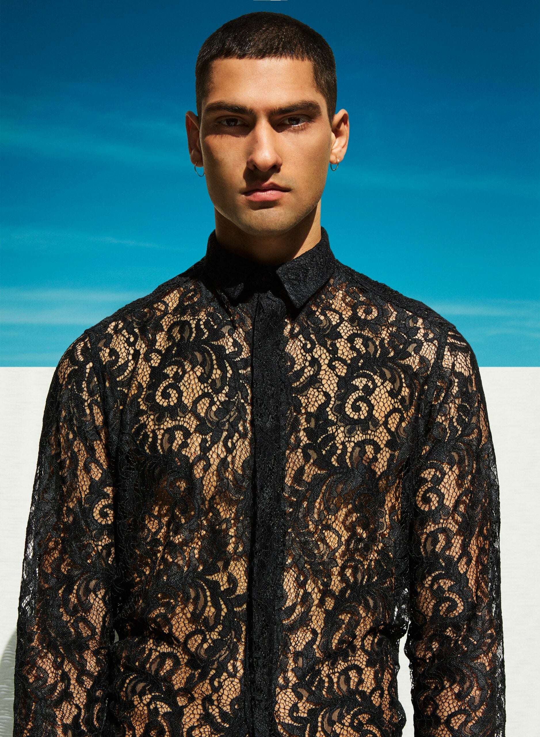 LAURENT LACE SHIRT