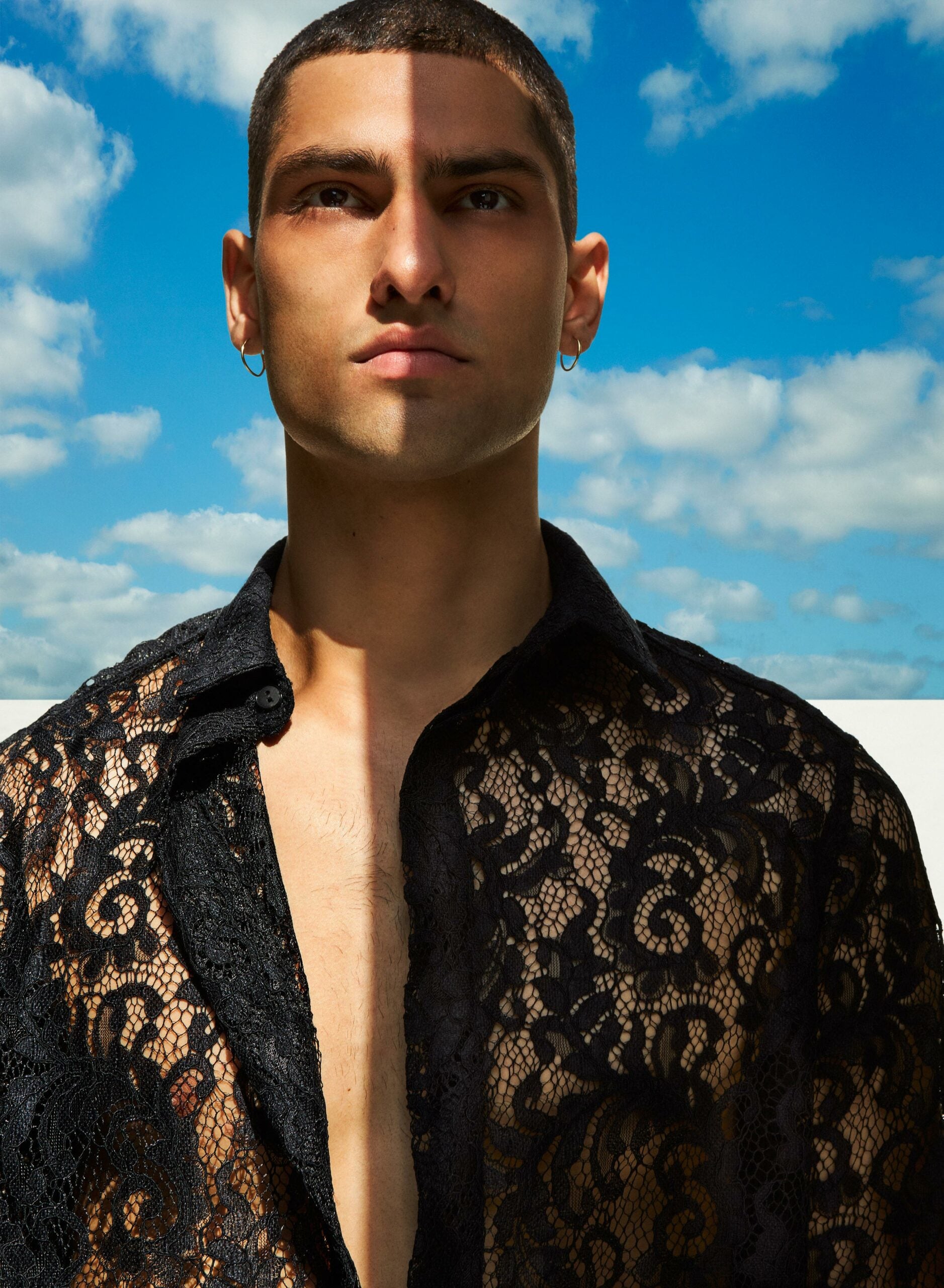 LAURENT LACE SHIRT