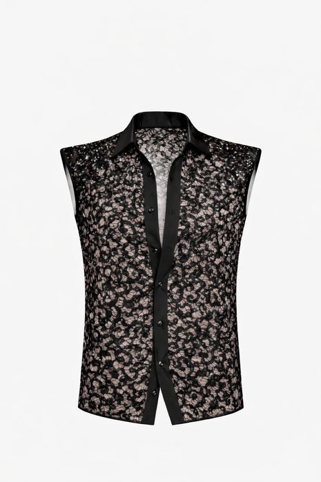 CRYSTAL LACE SHIRT