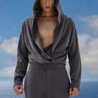 TRAVEL PANTS METAL GREY