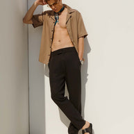 THE MYKONOS SHIRT – MOCHA