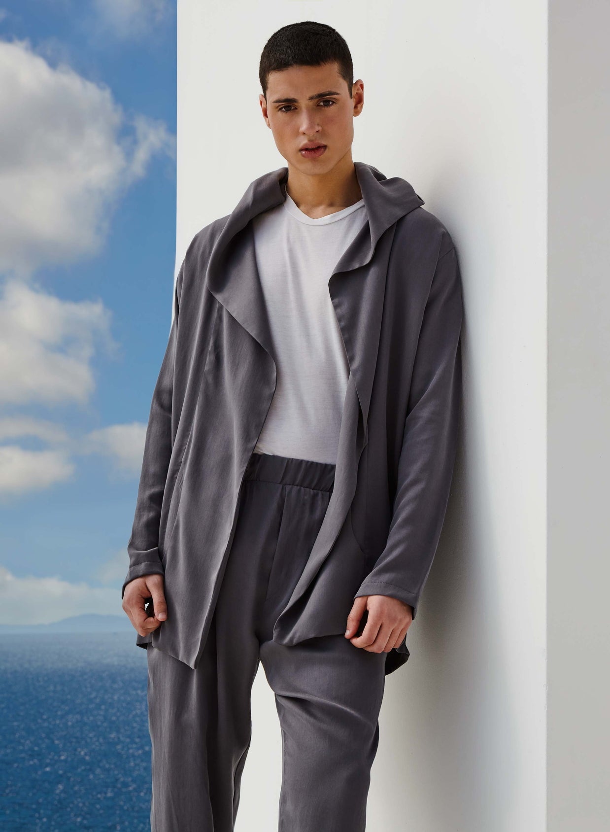 TRAVEL JACKET METAL GREY