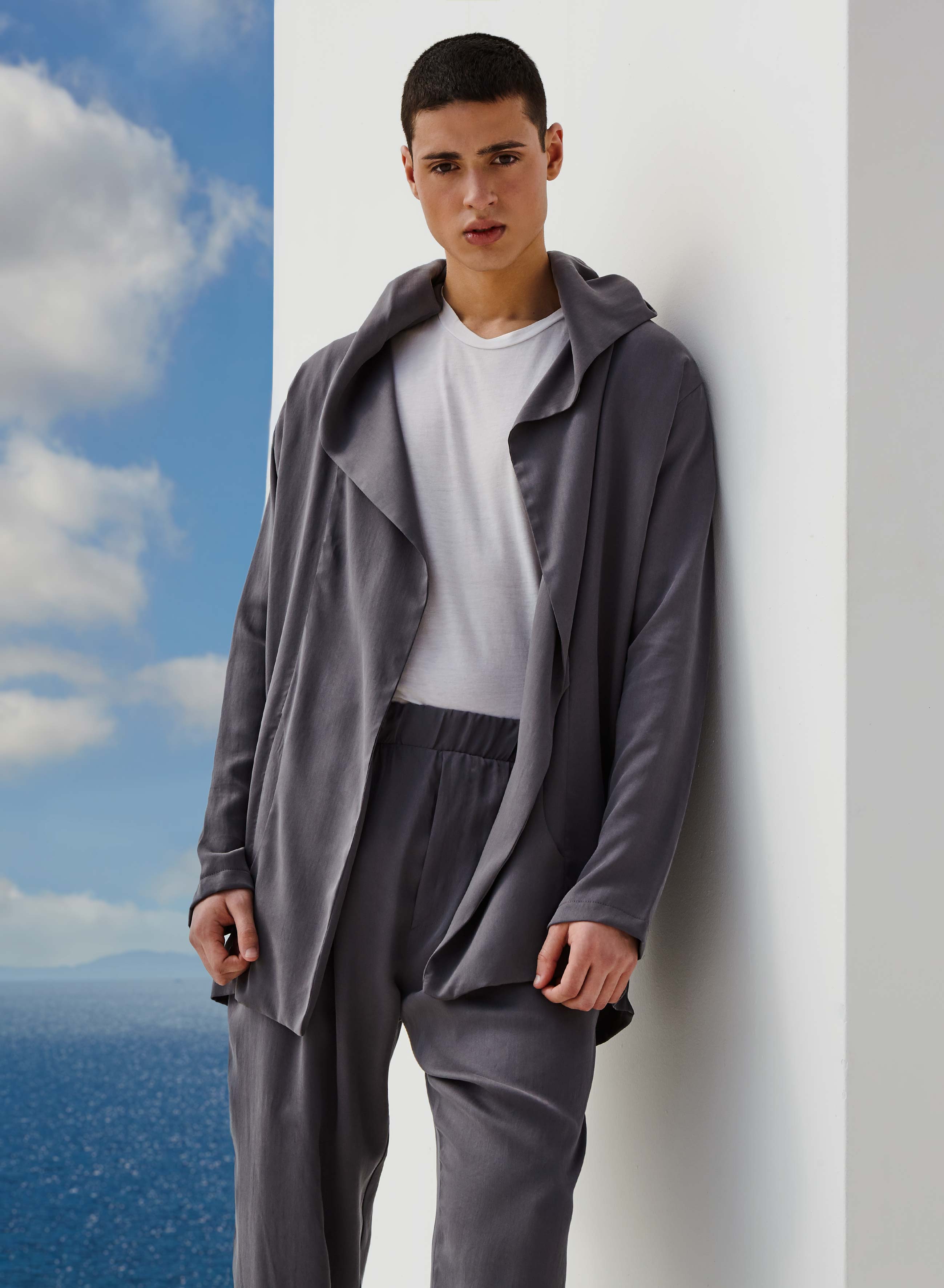 TRAVEL JACKET METAL GREY