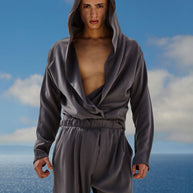 TRAVEL JACKET METAL GREY