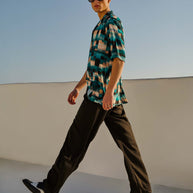 OCEAN PIXEL OVERSIZED SHIRT
