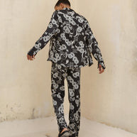 MONOGRAM TWILL TROUSERS Limited Edition – Exclusive Italian Viscose Twill