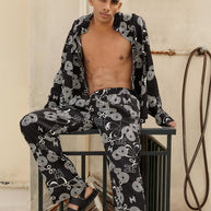 MONOGRAM TWILL TROUSERS Limited Edition – Exclusive Italian Viscose Twill