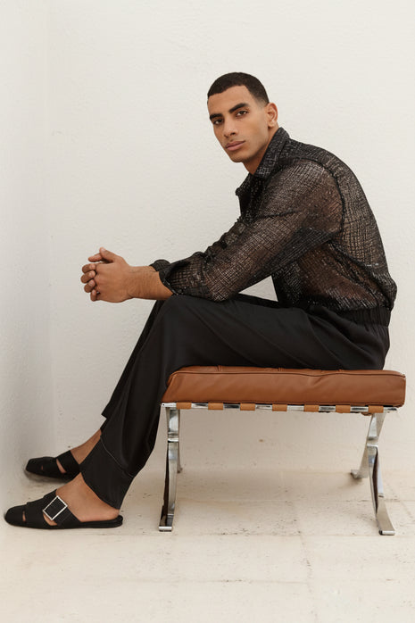 CHEMISE MIDNIGHT ÉTOILÉE