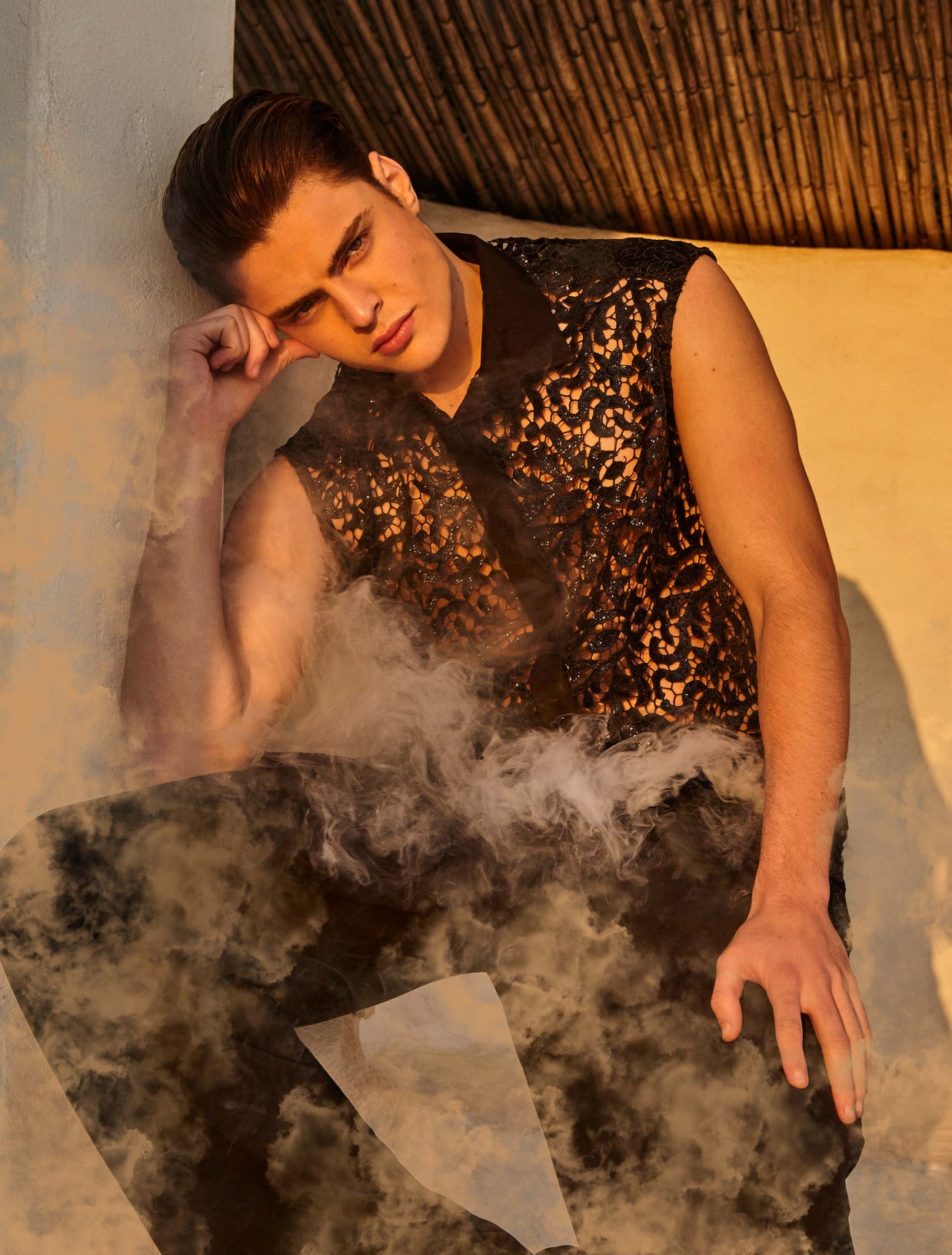 ALEMAGOU LACE SHIRT