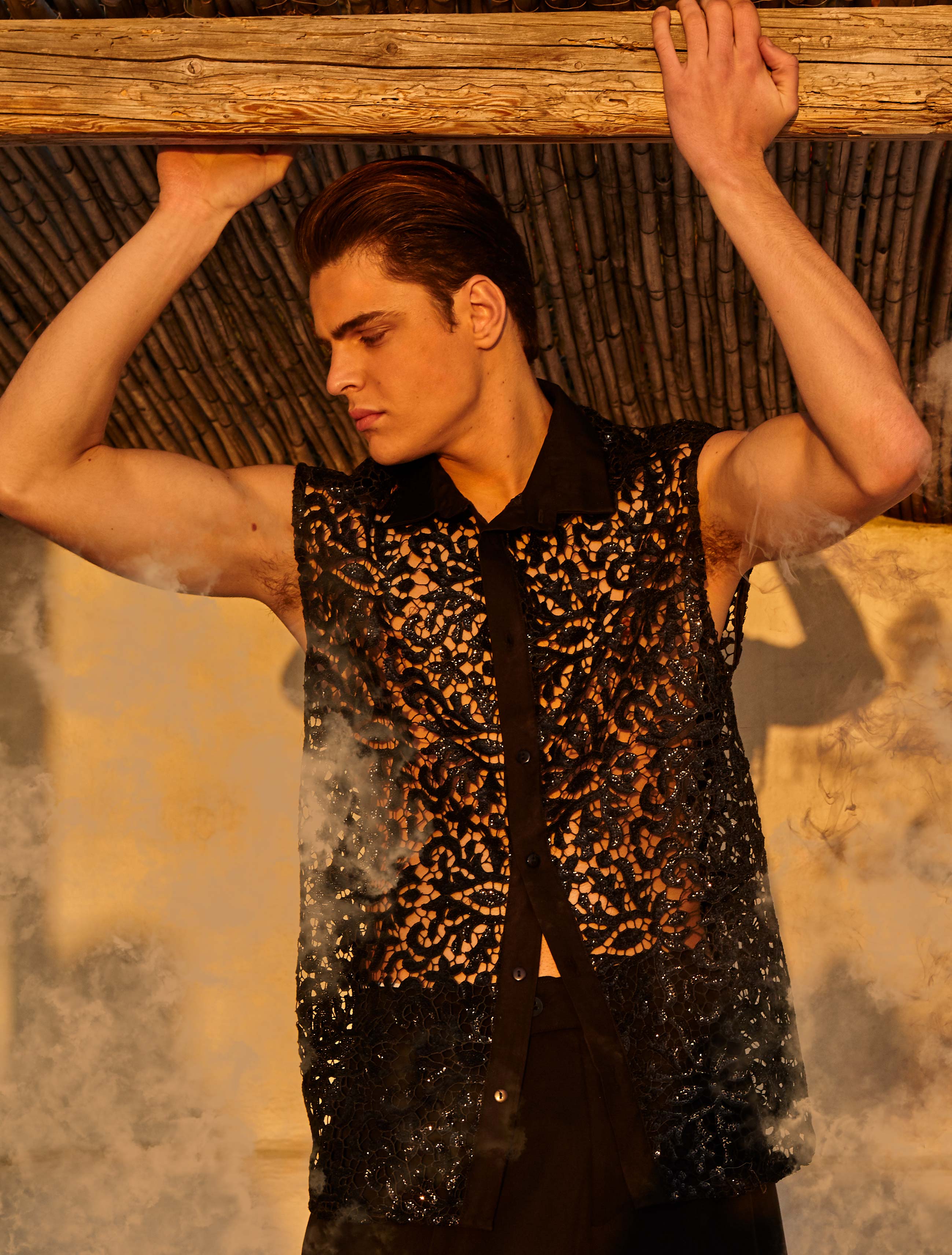 ALEMAGOU LACE SHIRT