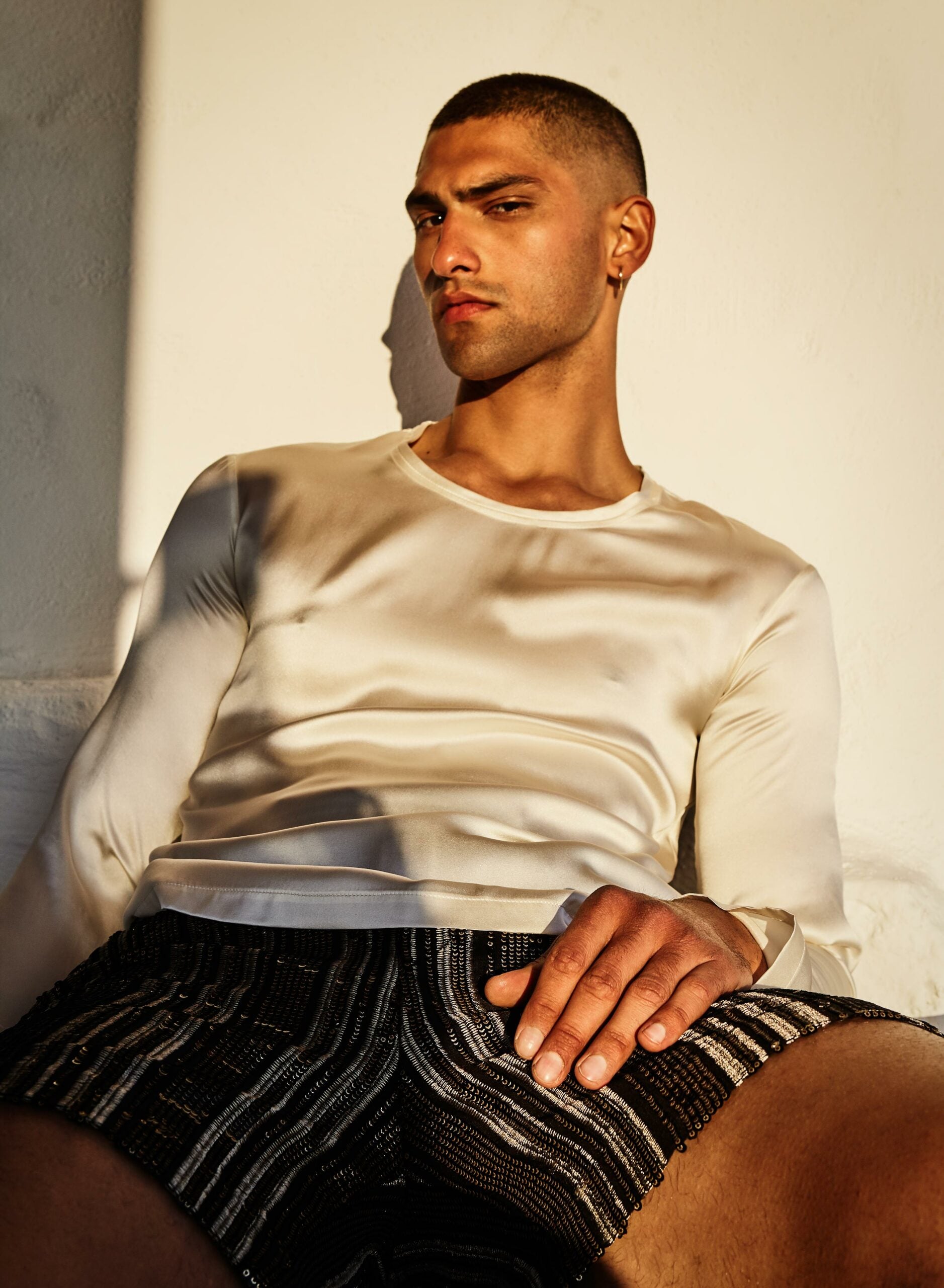 SILK TSHIRT OFF WHITE