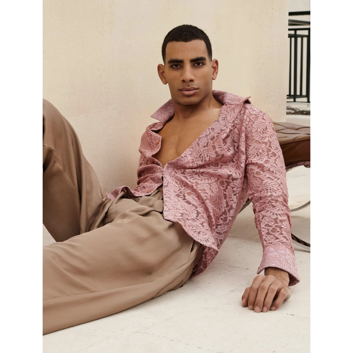 A VENEZIA LACE SHIRT