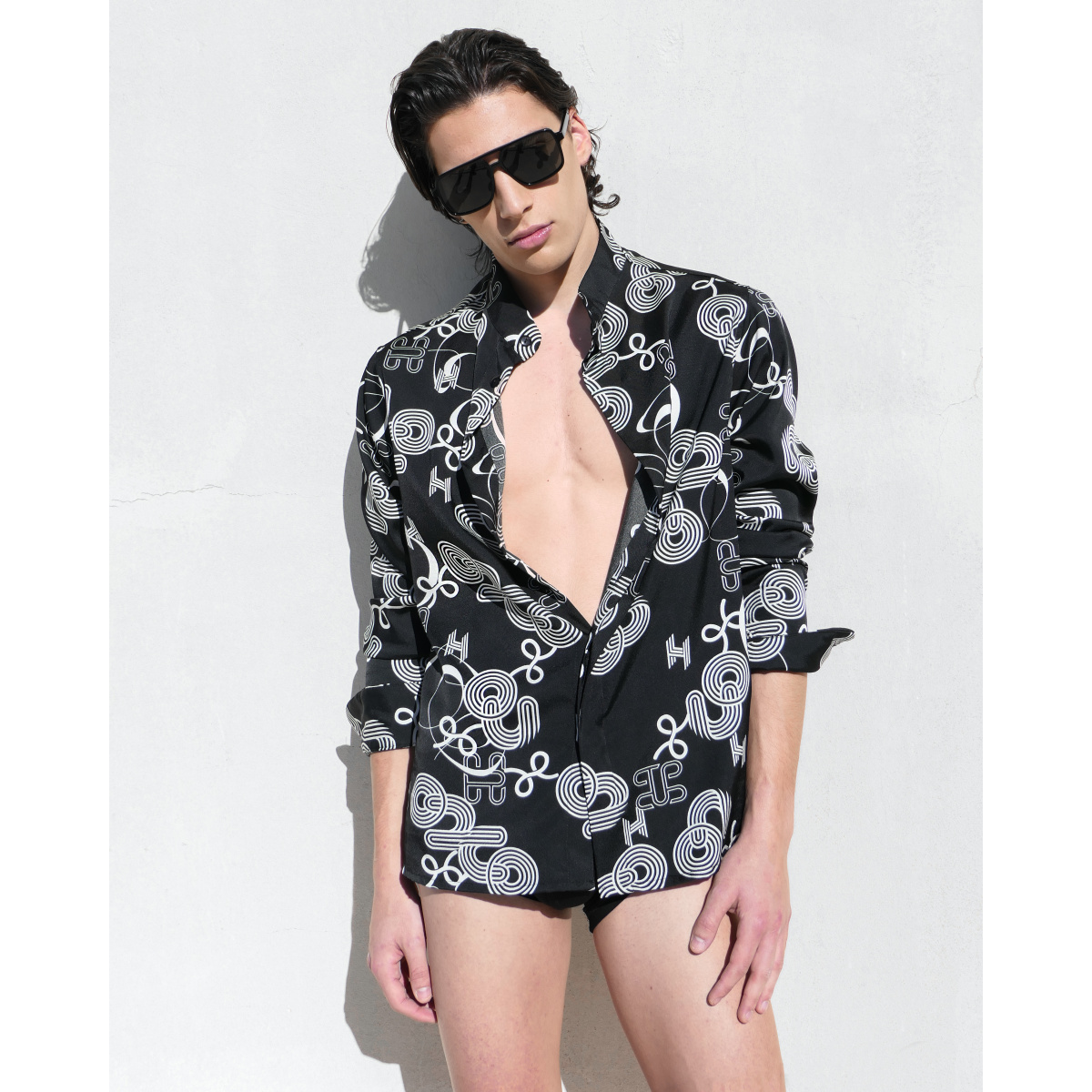 MONOGRAM TWILL SHIRT (Limited Edition – Italian Viscose Twill)