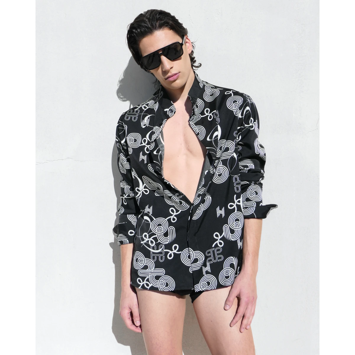 MONOGRAM TWILL SHIRT (Limited Edition – Italian Viscose Twill)